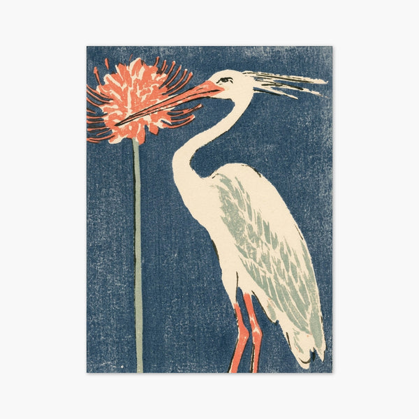 Blue Heron Wall Art art print