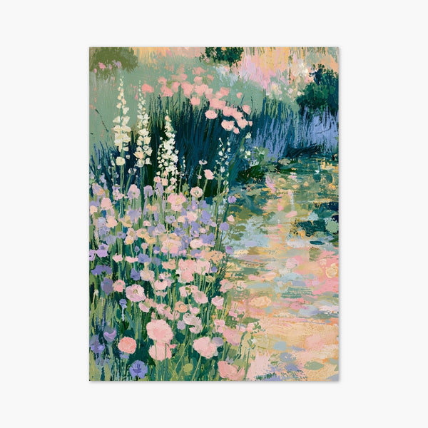 Watercolor Garden Art art print