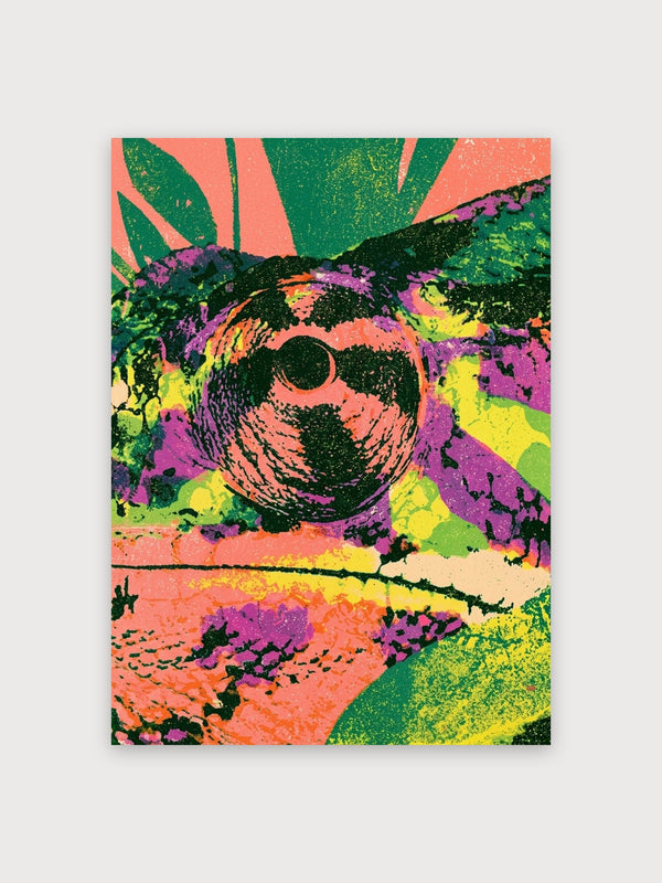 Pop Art Bird Botanical Neon - Digital Download
