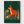 Fox With Lantern Folk Art Print poster in black frame