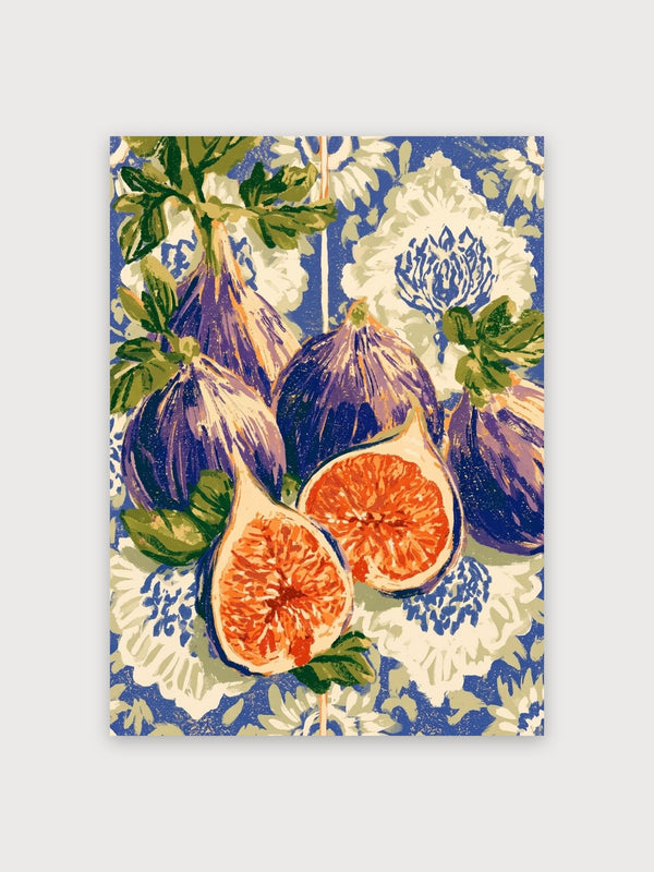 Art Nouveau Figs And Blossoms - Digital Download