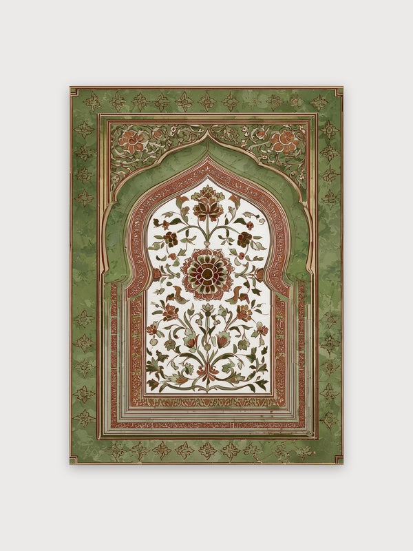 Mughal Botanical Arch Garden - Digital Download