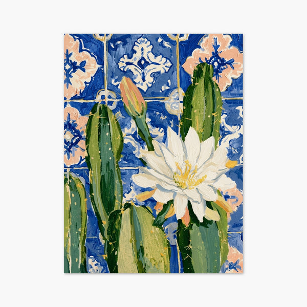 Cactus Flower Botanical Print art print