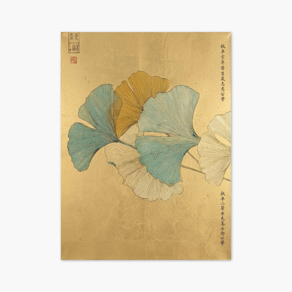 Ito Jakuchu Ginkgo Print art print