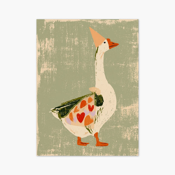 Silly Goose Print art print