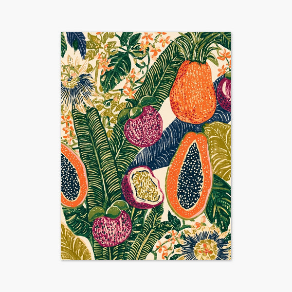 Tropical Fruit Botanical Print art print