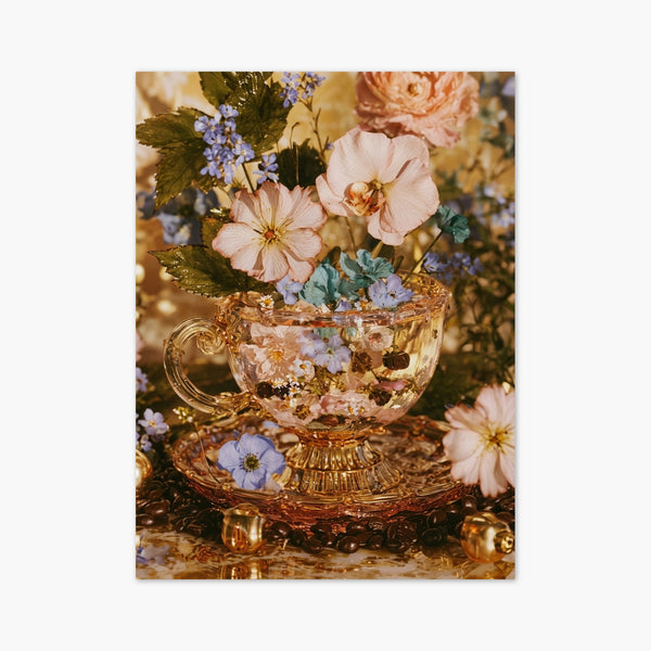 Cottagecore Floral Still Life Print art print