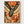 Owl Wall Art poster in oak frame