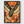 Owl Wall Art poster in black frame