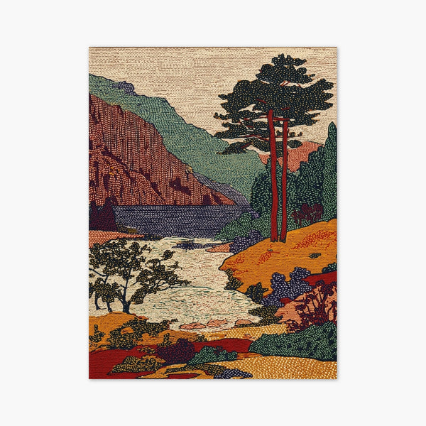 Vintage Landscape Wall Art art print