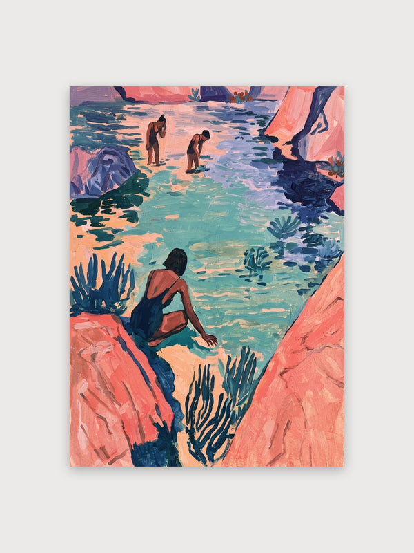 Tropical Lagoon Swimmers - Digital Download