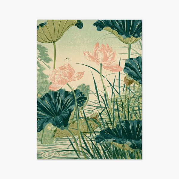 Lotus Flower Poster art print