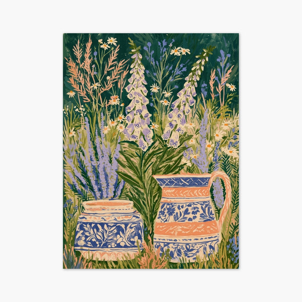 Watercolor Flowers Poster art print