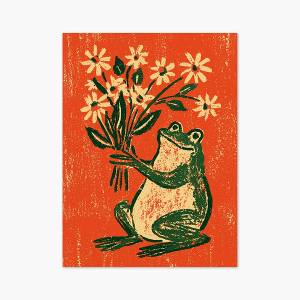 Frog Poster art print