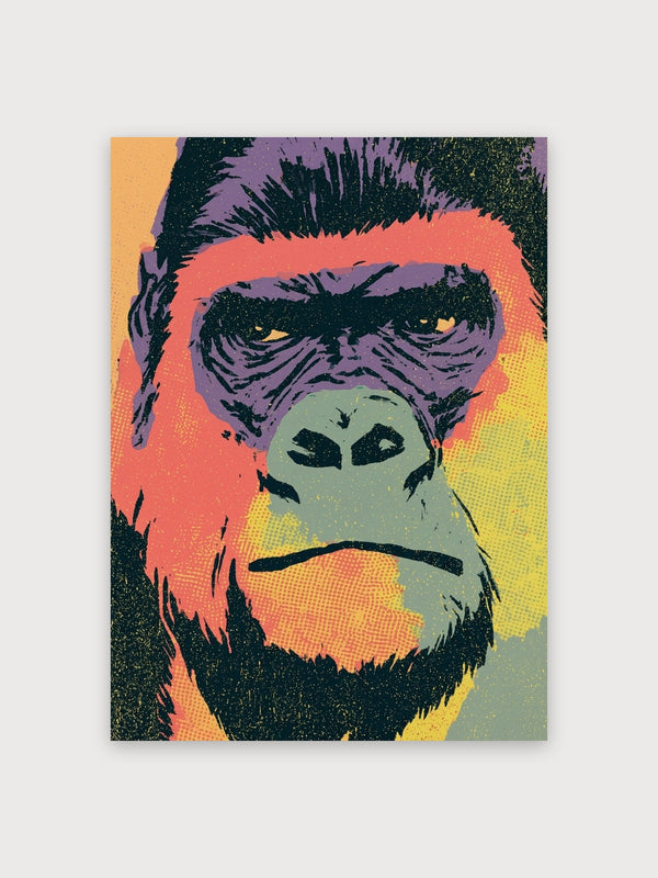 Pop Art Primate Portrait - Digital Download