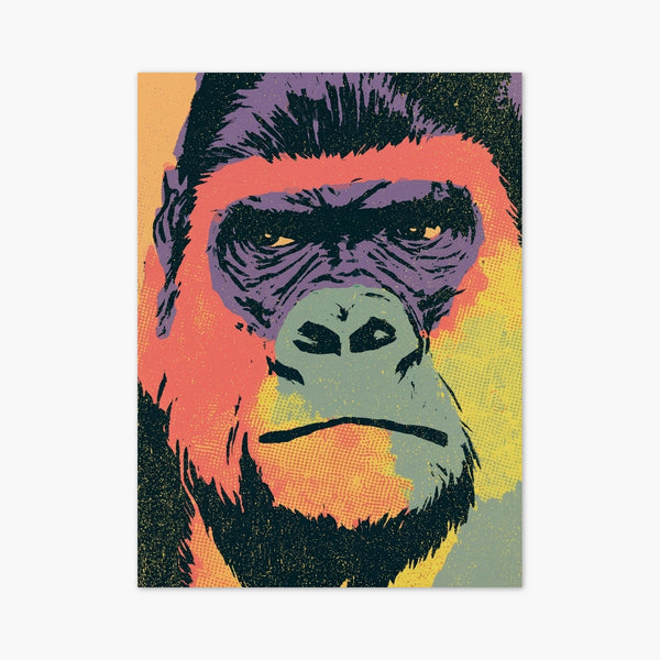 Pop Art Gorilla Poster art print