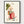Whimsical Mushroom Boy Watercolor Print poster in black frame