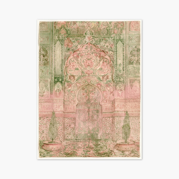 Art Nouveau Floral Print art print