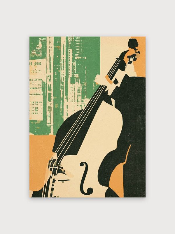 Art Deco Cellist Urban Jazz - Digital Download