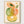 Watercolor Fruit Print poster in oak frame