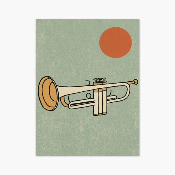 Trumpet Poster art print