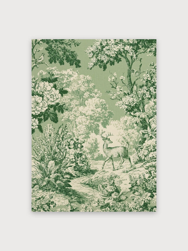 Vintage Forest Deer Botanical Garden - Digital Download
