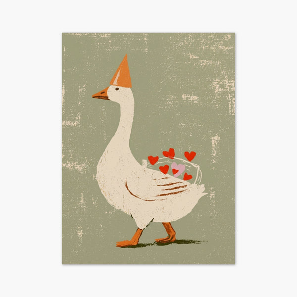 Silly Goose Print art print