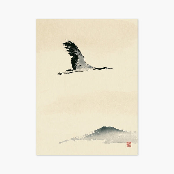 Crane Art Print art print