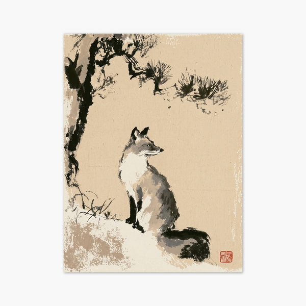 Fox Art Print art print