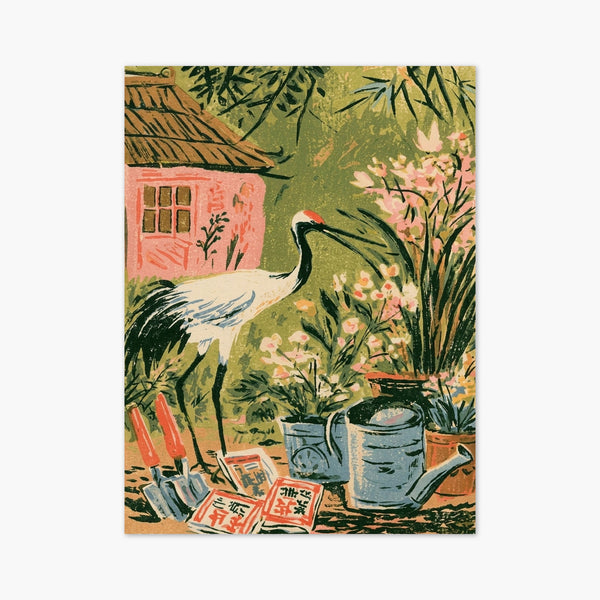 Crane Wall Art art print
