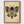 Noh Mask Moth Print poster in black frame