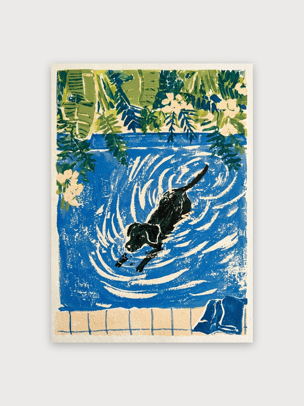 Otter In Flowing Water - Digital Download