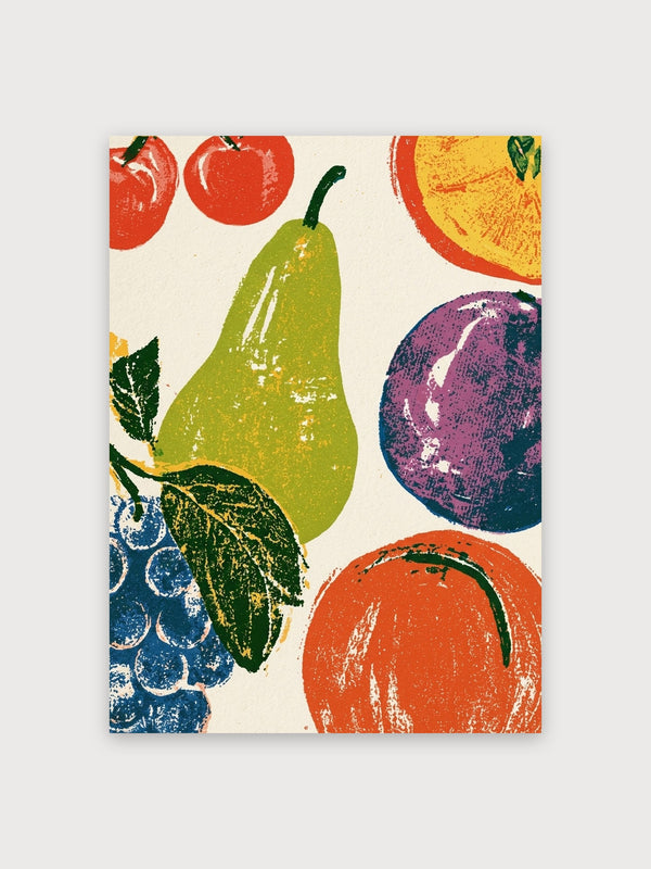 Vintage Fruit Botanical Retro Print - Digital Download
