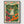 Mexican Folk Art Garden Print poster in black frame