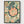 Art Nouveau Paisley Floral Print poster in black frame