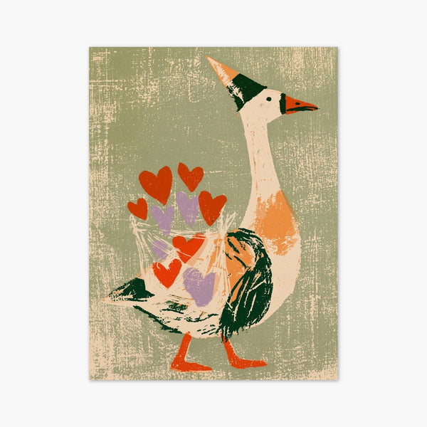 Silly Goose Print art print