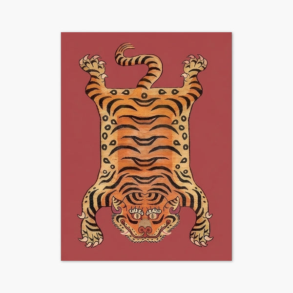 Tiger Rug Print art print