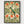 Art Nouveau Parrot Wall Art poster in black frame