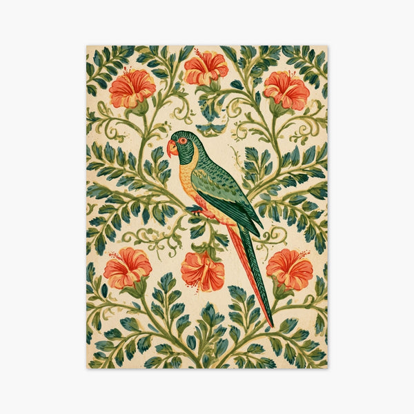 Art Nouveau Parrot Wall Art art print