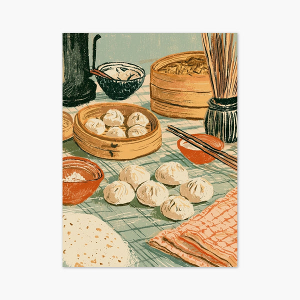 Dim Sum Chinoiserie Wall Art art print