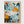 Abstract Graffiti Wall Art poster in oak frame