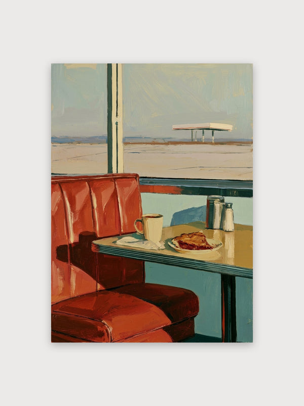 Mid Century Diner Desert View - Digital Download