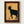 Retro Pop Art Goat Poster poster in oak frame