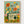 Vintage Radio Flower Garden Print poster in oak frame