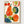 Retro Fruit Poster poster in oak frame