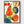 Retro Fruit Poster poster in black frame