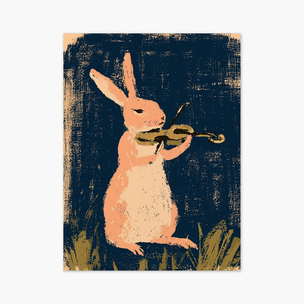 Whimsical Rabbit Wall Art art print
