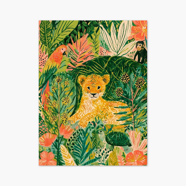 Lion Poster art print