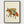 Fox Art Print poster in black frame
