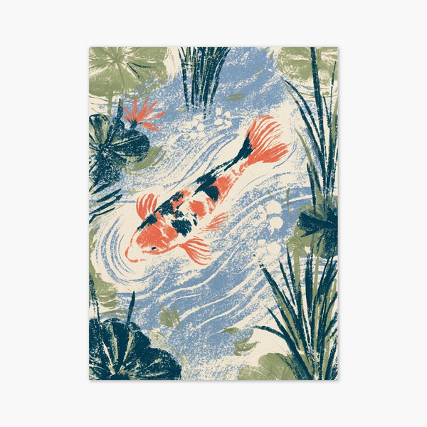 Koi Fish Wall Art art print